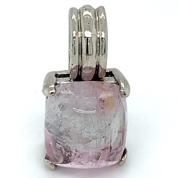 BiColor Tourmaline 5.40ct Solid 925 Silver Pendant - Picture 1 of 6